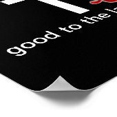 Bloeddruppels gotGod316.com Cross Poster (Hoek)