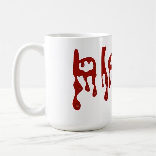 Bloeddruppels Halloween Mok (Links)