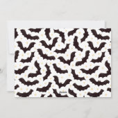 Bloeddruppels Happy Halloween Foto Feestdagenkaart (Achterkant)