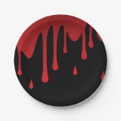 Bloeddruppels Papieren Bordje (Voorkant)
