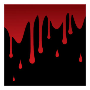Bloeddruppels Poster