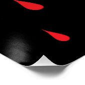 Bloeddruppels Poster (Hoek)