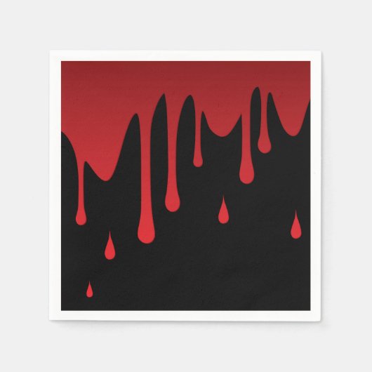 Bloeddruppels Servetten (Voorkant)