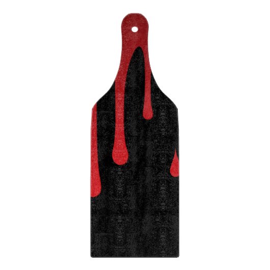 Bloeddruppels Snijplank (Voorkant)