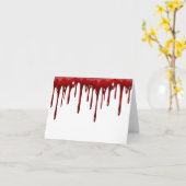 Bloeddruppels wit kaart (Gele Bloem)