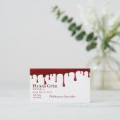 Bloeddruppelset Visitekaartje (Staand voorkant)