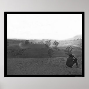 Bloeddste dag van de oorlog in Antietam 1862 Poster