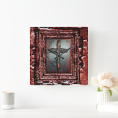 Bloeddwars Vierkante Klok (Huis)