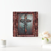 Bloeddwars Vierkante Klok (Huis)