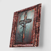 Bloeddwars Vierkante Klok (Hoek)