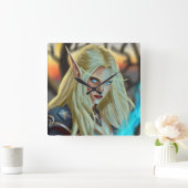 Bloedelf Magiër Vierkante Klok (Huis)