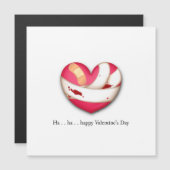 Bloeden Hart Komisch Gelukkig Valentijnsdag (Voorkant / Achterkant)