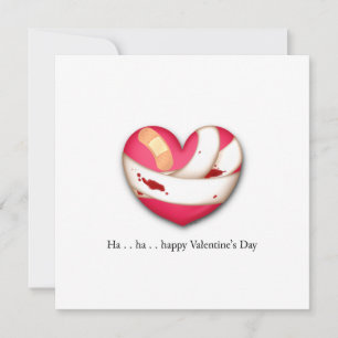 Bloeden Hart Komische Valentijn Feestdagenkaart