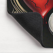 "Bloeden uit liefde" Muismat (Hoek)