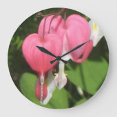 Bloedend Bloedend Hart - Grote Ronde Wandklok (Voorkant)