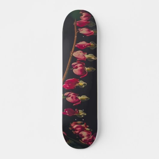 Bloedend Hart Bloemen Bloemen Skateboard (Voorkant)