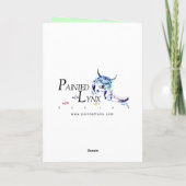 Bloedend hart dank u kaart (Achterkant)