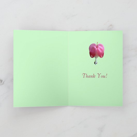 Bloedend hart dank u kaart (Binnen)