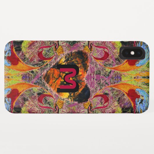 Bloedend hart en uw brief Case-Mate iPhone case (Achterkant (horizontaal))