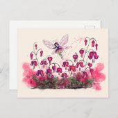 Bloedend hart fee briefkaart (Voorkant / Achterkant)