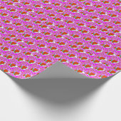 Bloedend Hart Fractal Wrapping Paper Cadeaupapier (Hoek)