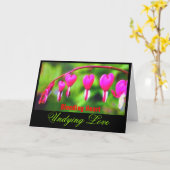 ←✿Bloedend hart-Unying Liefde Wenskaart Kaart (Gele Bloem)