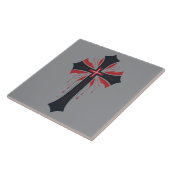 Bloedend kruis tegeltje (Zijkant)