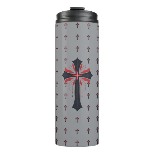 Bloedend kruis thermosbeker (Voorkant)