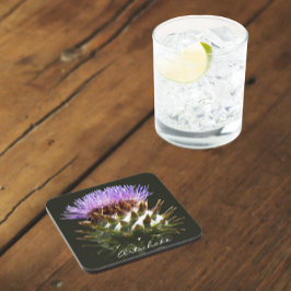 Bloedend Wereldbol Artichoke Botanisch Onderzetter