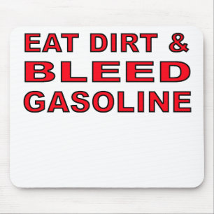 Bloedende Benzine - Dirt Bike Motocross Muismat