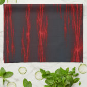 Bloedende keukenhanddoek (Gevouwen)