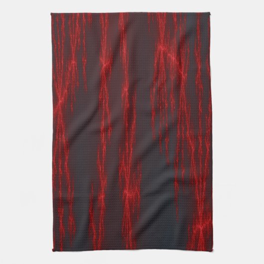 Bloedende keukenhanddoek (Verticaal)