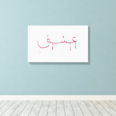 Bloedende liefde arabische kalligrafie canvas kuns (Insitu (Houten vloer))