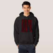 Bloedende Mannen bovenaan Hoodie (Voorkant volledig)