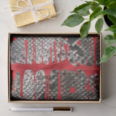 Bloedende Python Huid Gory Rood Bloed Halloween Yu Tissuepapier (Geschenk)