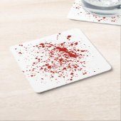 Bloederig 2 kartonnen onderzetters (Schuin)