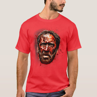 Bloederig rood t-shirt
