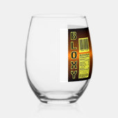 bloederige cola wijnglas zonder voet (Rechts)