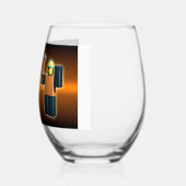 bloederige cola wijnglas zonder voet (Links)