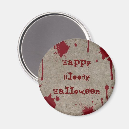 Bloederige Halloween-magneet Magneet (Voorkant / Achterkant)