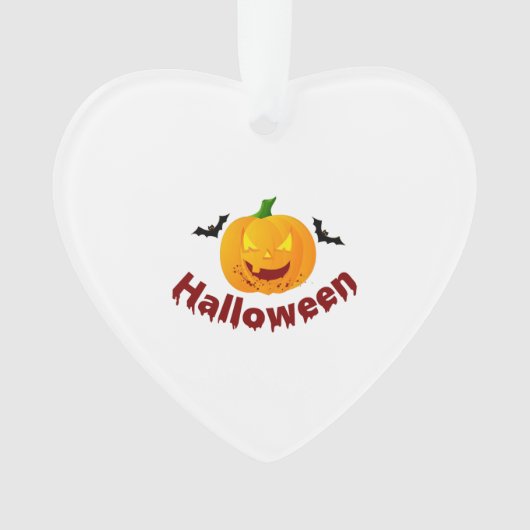 bloederige Halloween Ornament (voorkant)