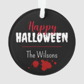 Bloederige handafdruk bloedspat ornament (achterkant)