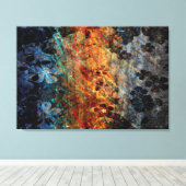  bloederige houtkunst canvas afdruk (Insitu (Houten vloer))