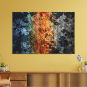  bloederige houtkunst canvas afdruk (Insitu (Woonkamer))