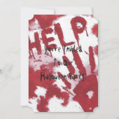 bloederige hulp kaart (Voorkant)