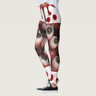 Bloederige oogbollen leggings
