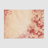 Bloederige Papier Halloween Gotische Partij (Voorkant)