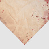 Bloederige Papier Halloween Gotische Partij (Detail)