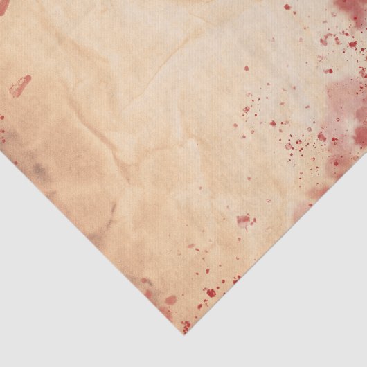 Bloederige Papier Halloween Gotische Partij (Detail)