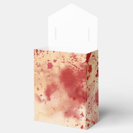 Bloederige Papier Halloween Gotische Partij Bedankdoosjes (Geopend)